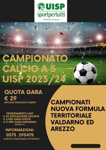 PROMOZIONE CAMPIONATI C.5 2023/2024: ISCRIVITI SUBITO!!!!